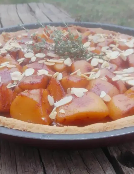 Tarte aux pommes végan